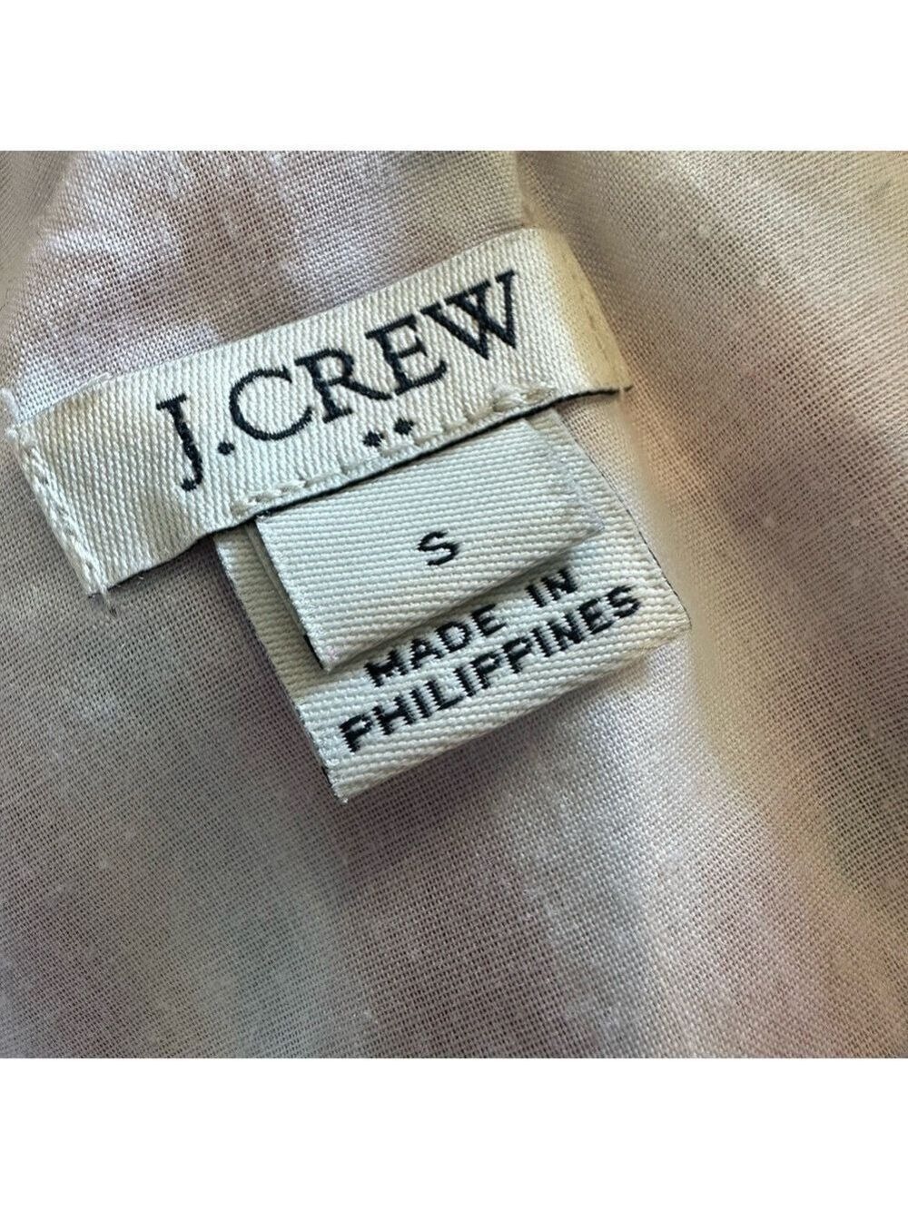 J. Crew Linen Blend One Shoulder Dress Size Small - Picture 4 of 5